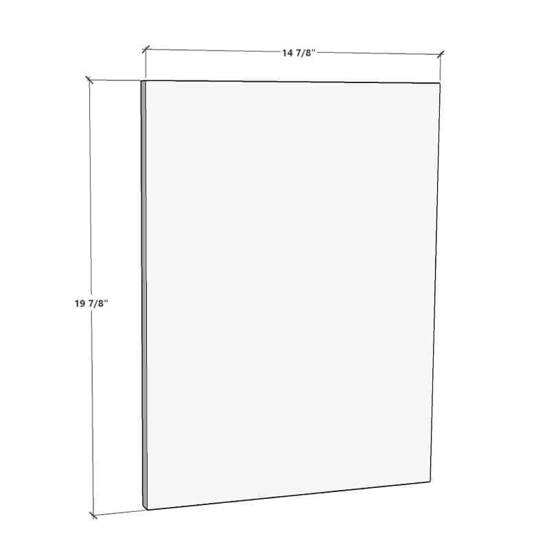 Replacement 15"W x 20"H Door <br>for IKEA™ Sektion Cabinet