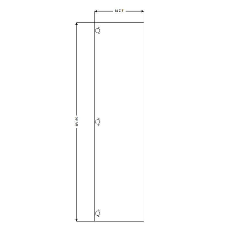 Replacement 15"W x 60"H Door <br>for IKEA™ Sektion Cabinet
