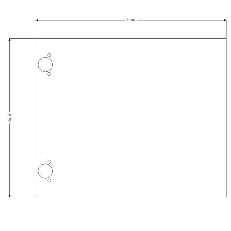 Replacement 18"W x 15"H Door<br> for IKEA™ Sektion Cabinet