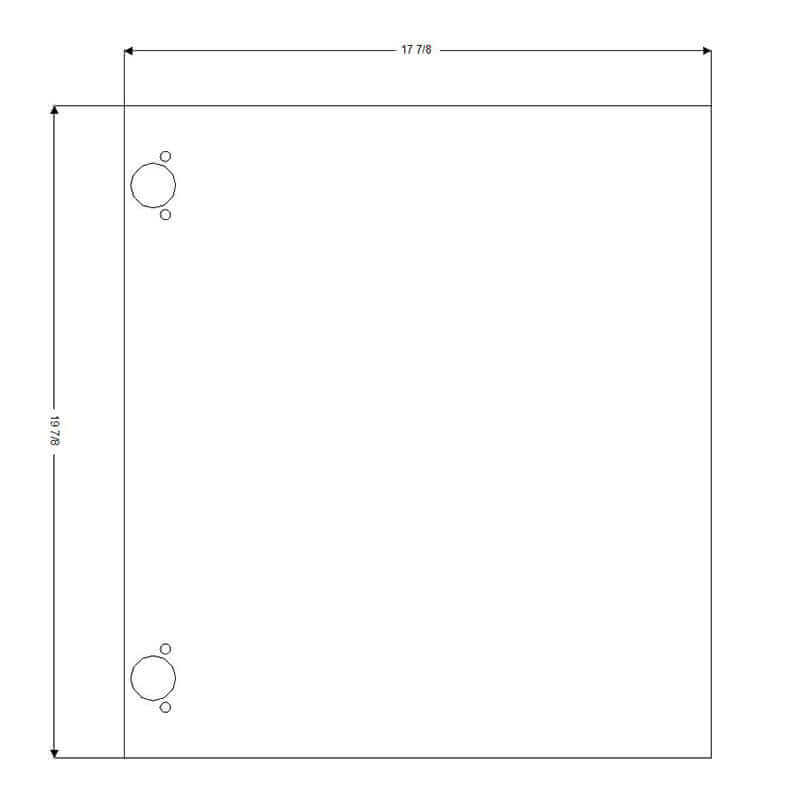 Replacement 18"W x 20"H Door<br> for IKEA™ Sektion Cabinet