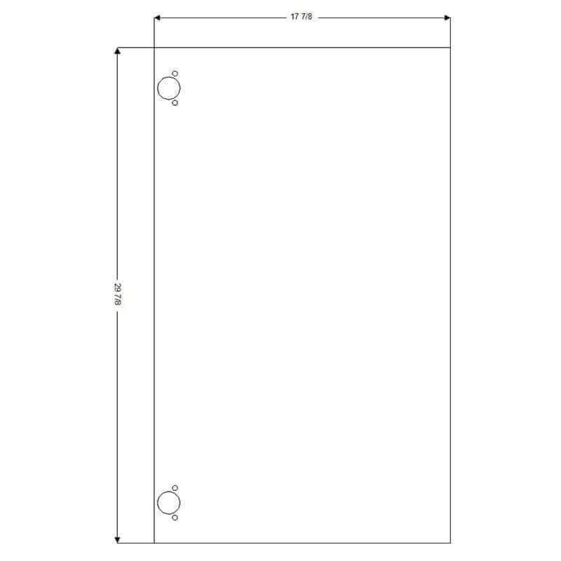 Replacement 18"W x 30"H Door<br> for IKEA™ Sektion Cabinet