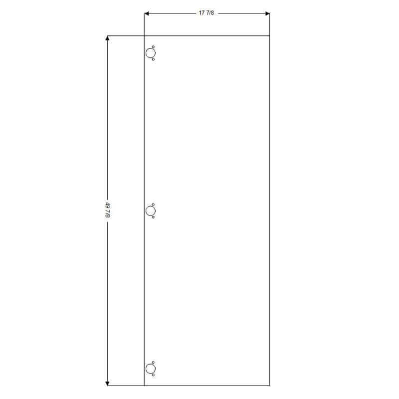 Replacement 18"W x 50"H Door<br> for IKEA™ Sektion Cabinet