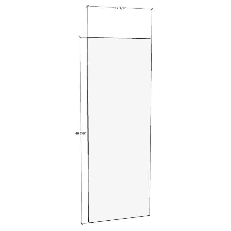 Replacement 18"W x 50"H Door<br> for IKEA™ Sektion Cabinet
