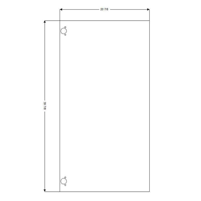 Replacement 21"W x 40"H Door <br>for IKEA™ Sektion Cabinet