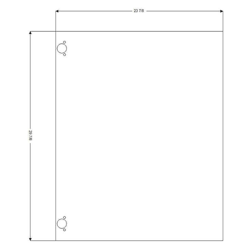 Replacement 24"W x 30"H Door <br>for IKEA™ Sektion Cabinet