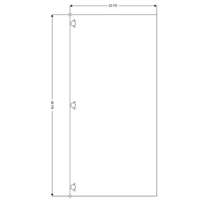Replacement 24"W x 50"H Door <br>for IKEA™ Sektion Cabinet