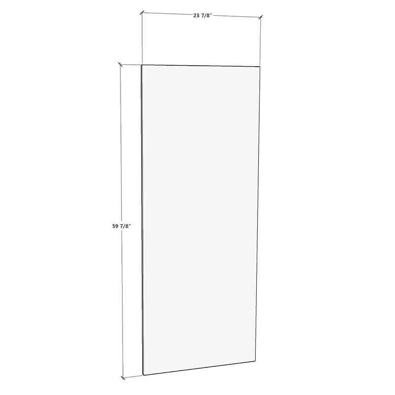 Replacement 24"W x 60"H Door <br>for IKEA™ Sektion Cabinet