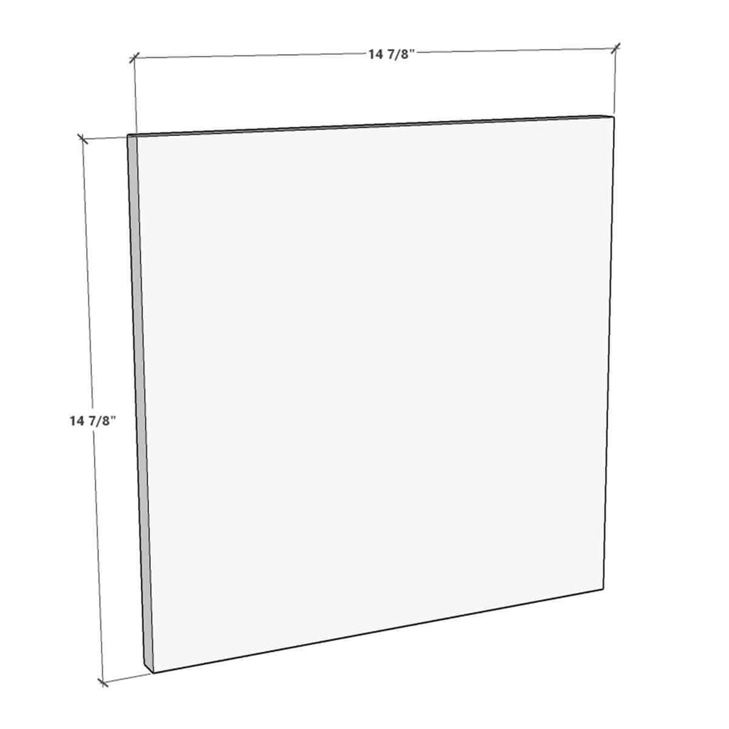 Replacement 15"W x 15"H Drawer Front <br>for IKEA™ Sektion Cabinet