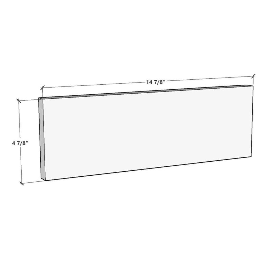 Replacement 15"W x 5"H Drawer Front <br>for IKEA™ Sektion Cabinet