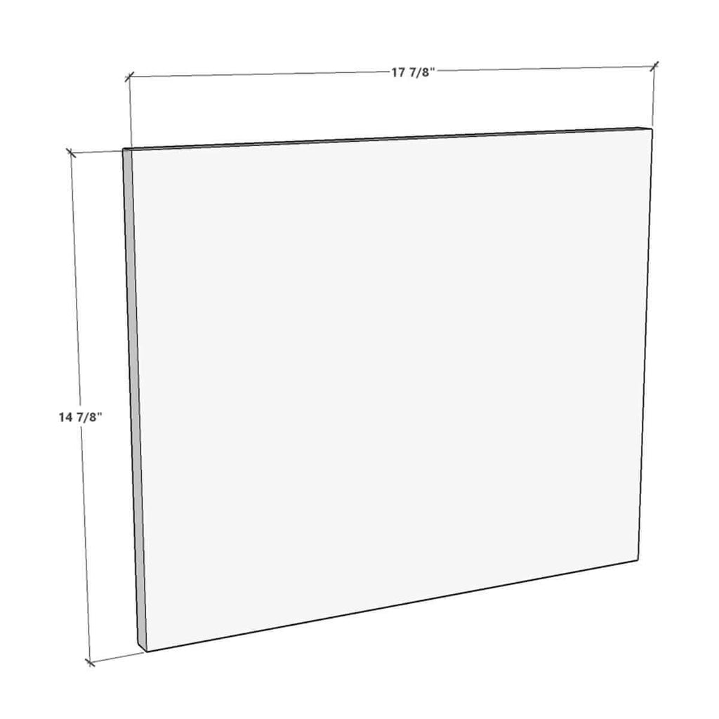 Replacement 18"W x 15"H Drawer Front <br>for IKEA™ Sektion Cabinet