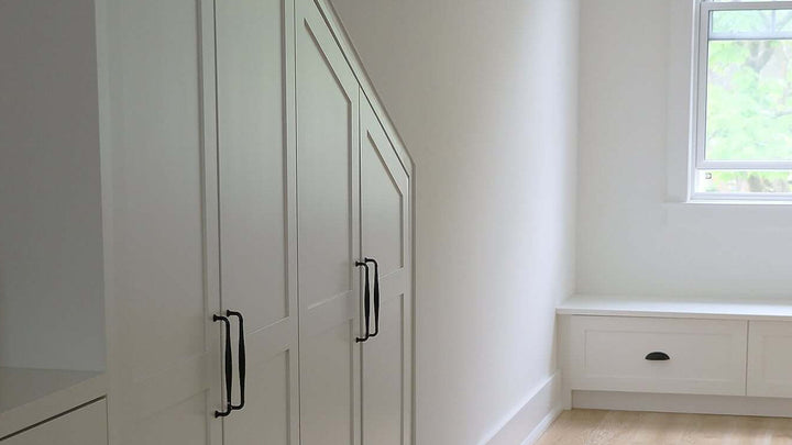 Unique Cabinet Solutions With Ready-To-Paint MDF Angled Doors