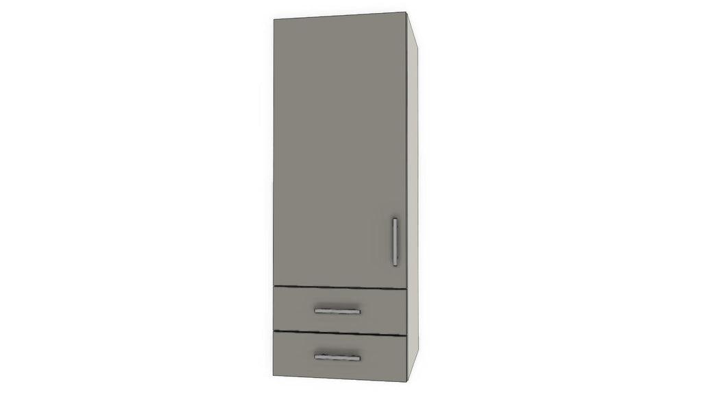 Retrofit Doors for IKEA - 15" x 40" Wall Cabinet - Door & 2 Drawers