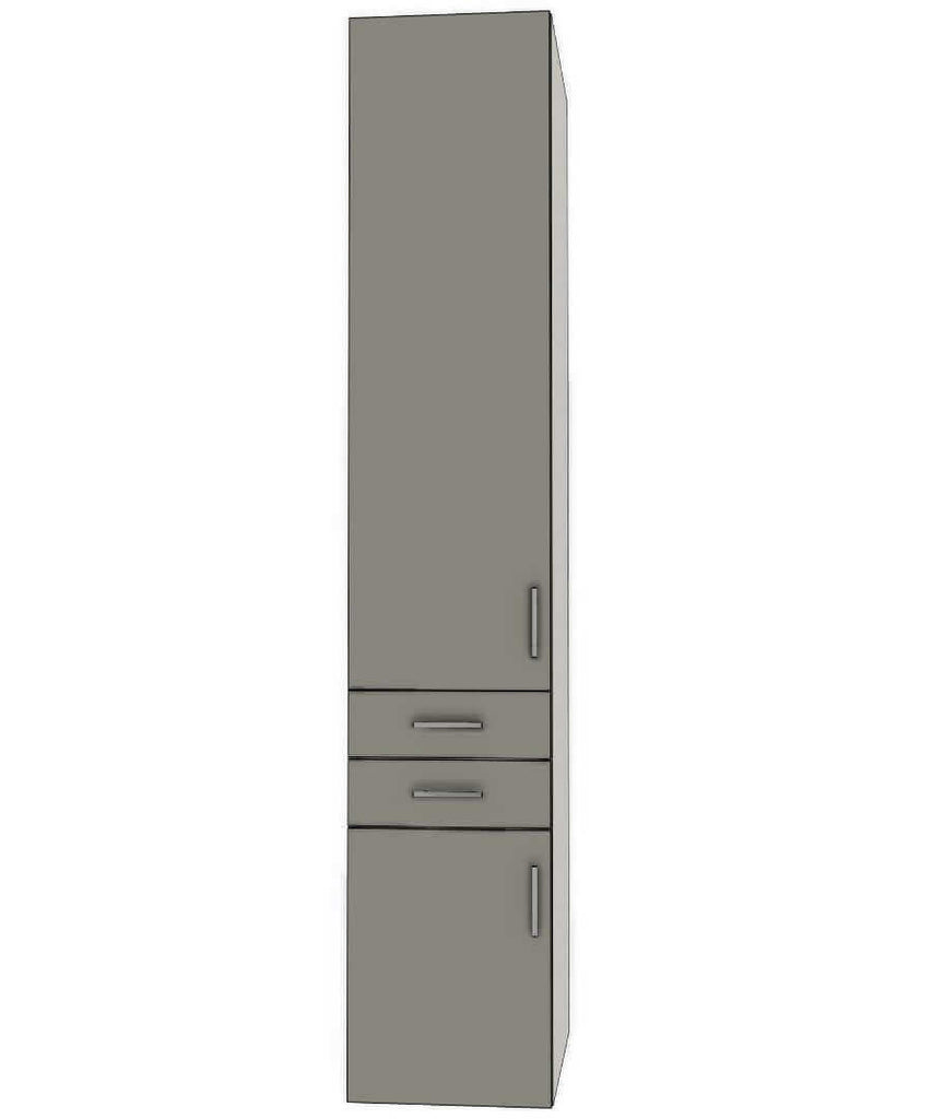 Retrofit Doors for IKEA - 15" x 80" Tall Cabinets - 2 Drawers, 2 Doors