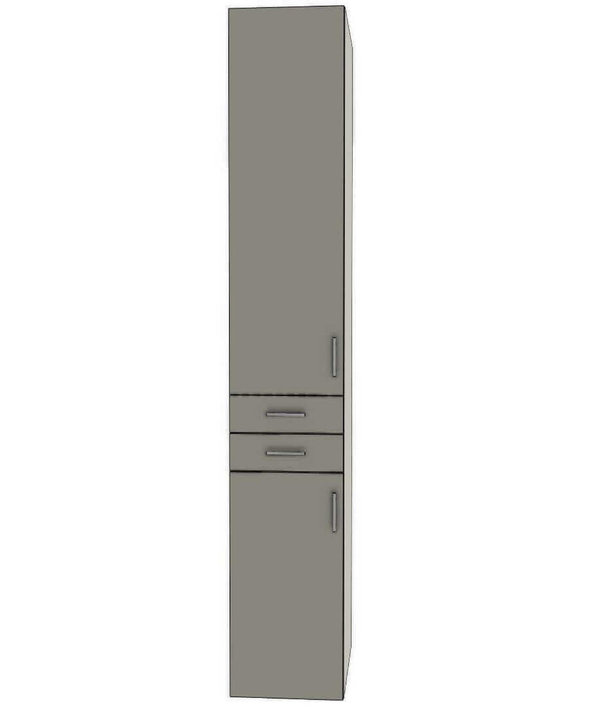 Retrofit Doors for IKEA - 15" x 90" Tall Cabinets - 2 Drawers, 2 Doors