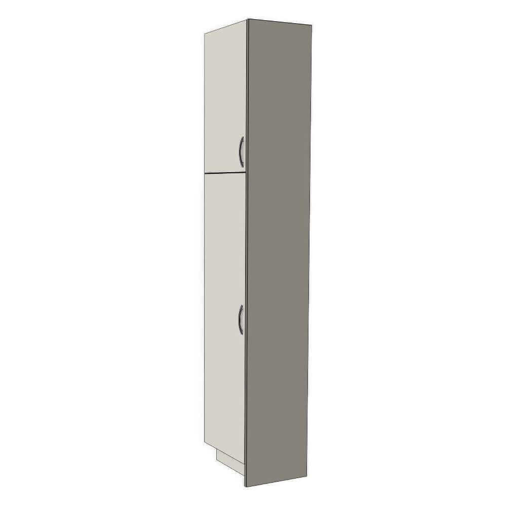 Retrofit Doors for IKEA - 15" x 94 1/2" End Panel - Cabinet + Toe Kick Height