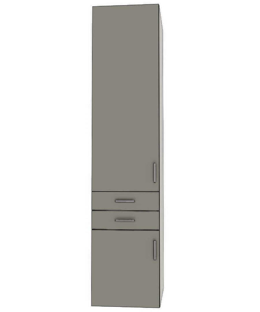 Retrofit Doors for IKEA - 18" x 80" Tall Cabinets - 2 Drawers, 2 Doors