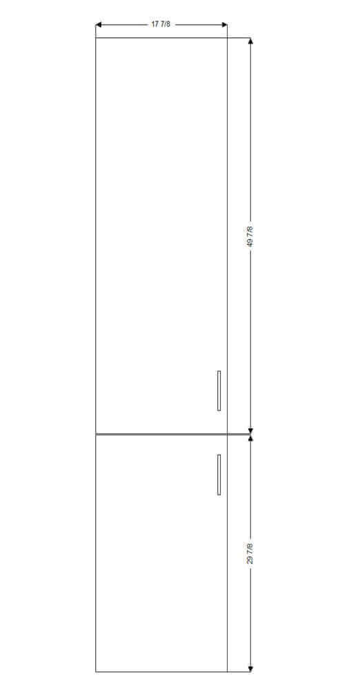 Retrofit Doors for IKEA - 18" x 80" Tall Cabinets - 30" and 50" Doors