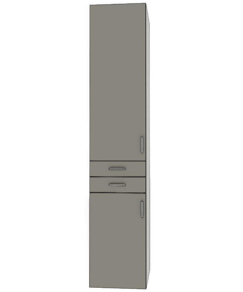 Retrofit Doors for IKEA - 18" x 90" Tall Cabinets - 2 Drawers, 2 Doors