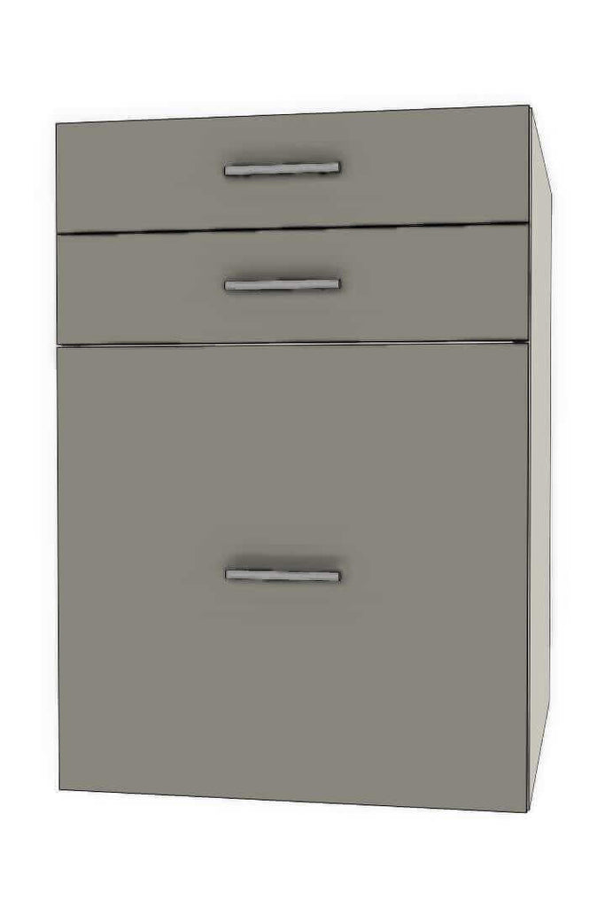 Retrofit Doors for IKEA - 21" x 30" Base Cabinets - 2 Drawers, 1 Door