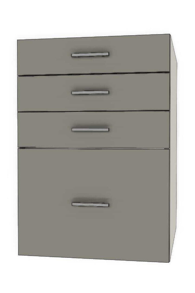 Retrofit Doors for IKEA - 21" x 30" Base Cabinets - 4 Drawers (5-5-5-15)