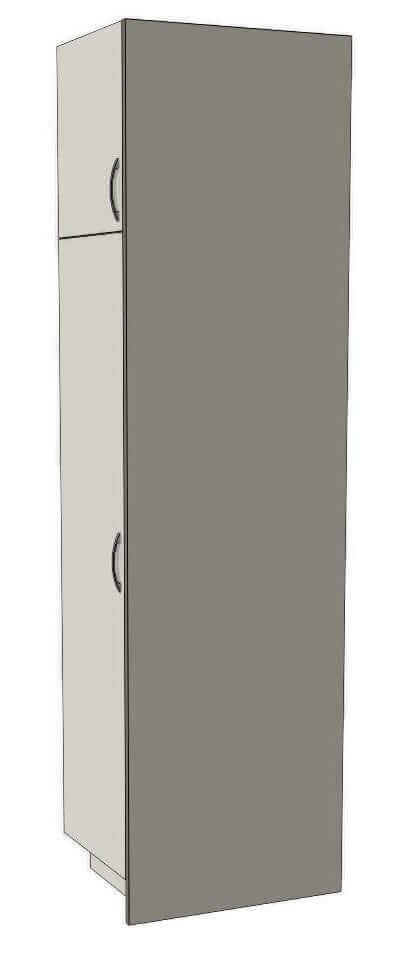 Retrofit Doors for IKEA - 25" x 94 1/2" End Panel - Cabinet + Toe Kick Height