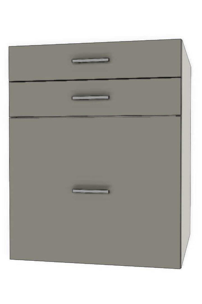 Retrofit Doors for IKEA - 24" x 30" Base Cabinets - 2 Drawers, 1 Door