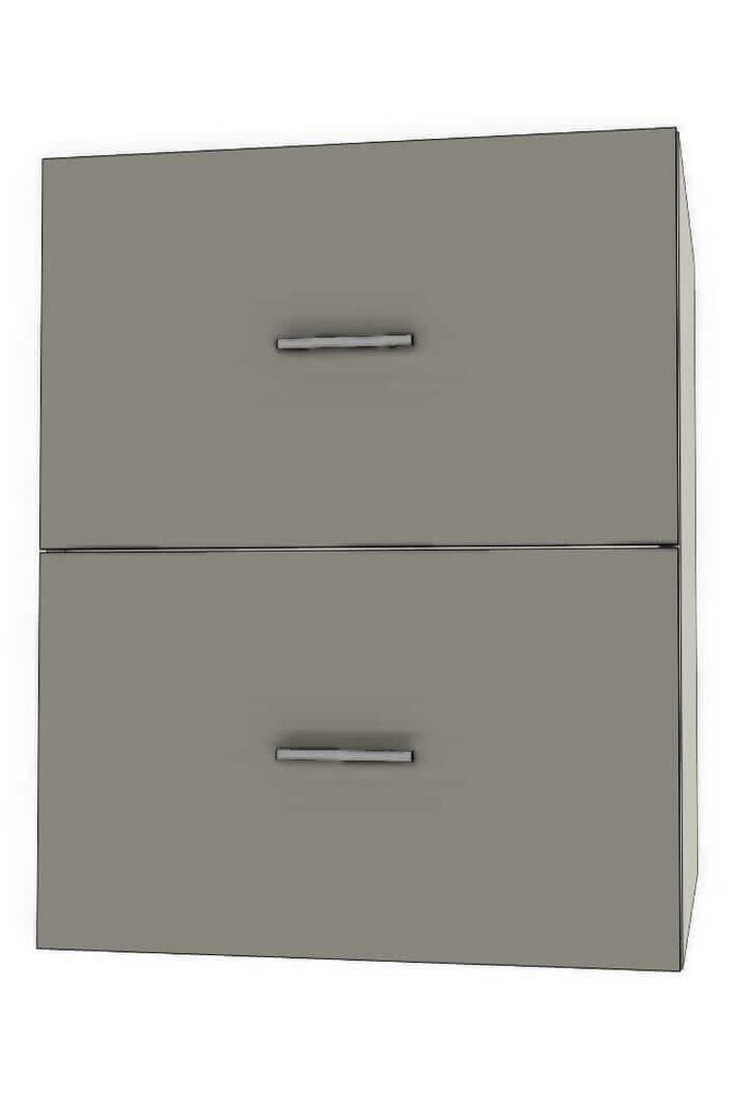Retrofit Doors for IKEA - 24" x 30" Base Cabinets - 2 Drawers