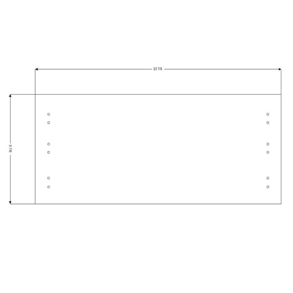 Replacement 24"W x 10"H Drawer Front <br>for IKEA™ Sektion Cabinet