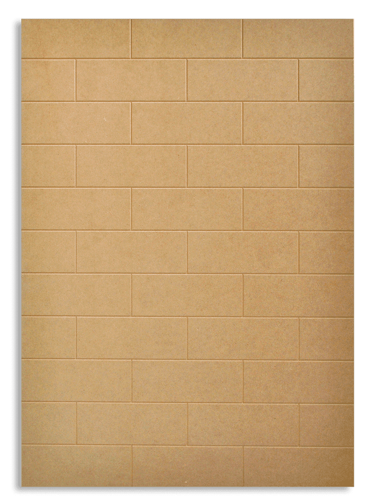 brick pattern texture on mdf