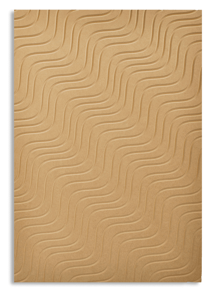 Angled Waves - MDF Decorative Panel - $14/sq.ft.